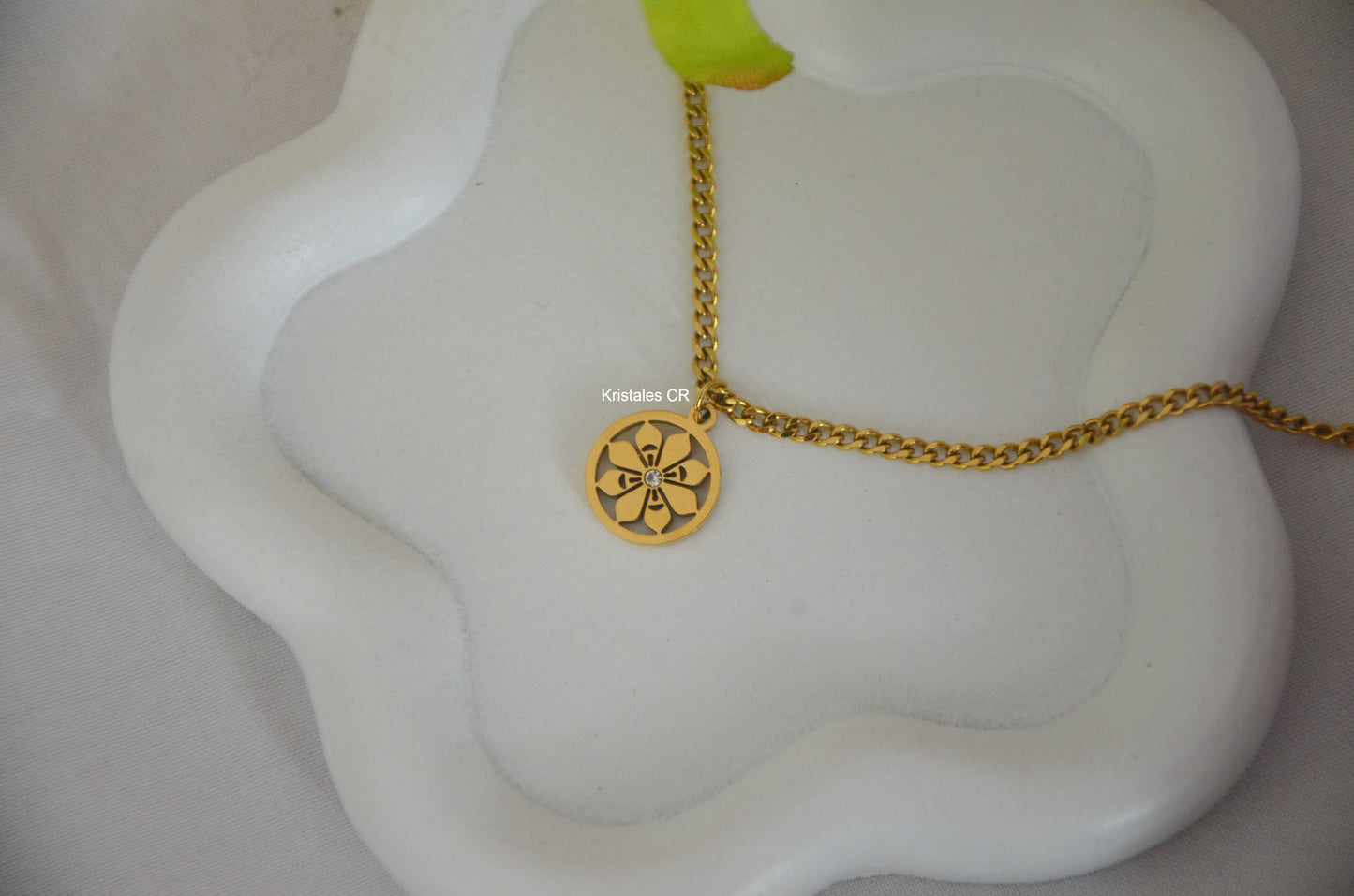 Cadena de Flor (Dorada)