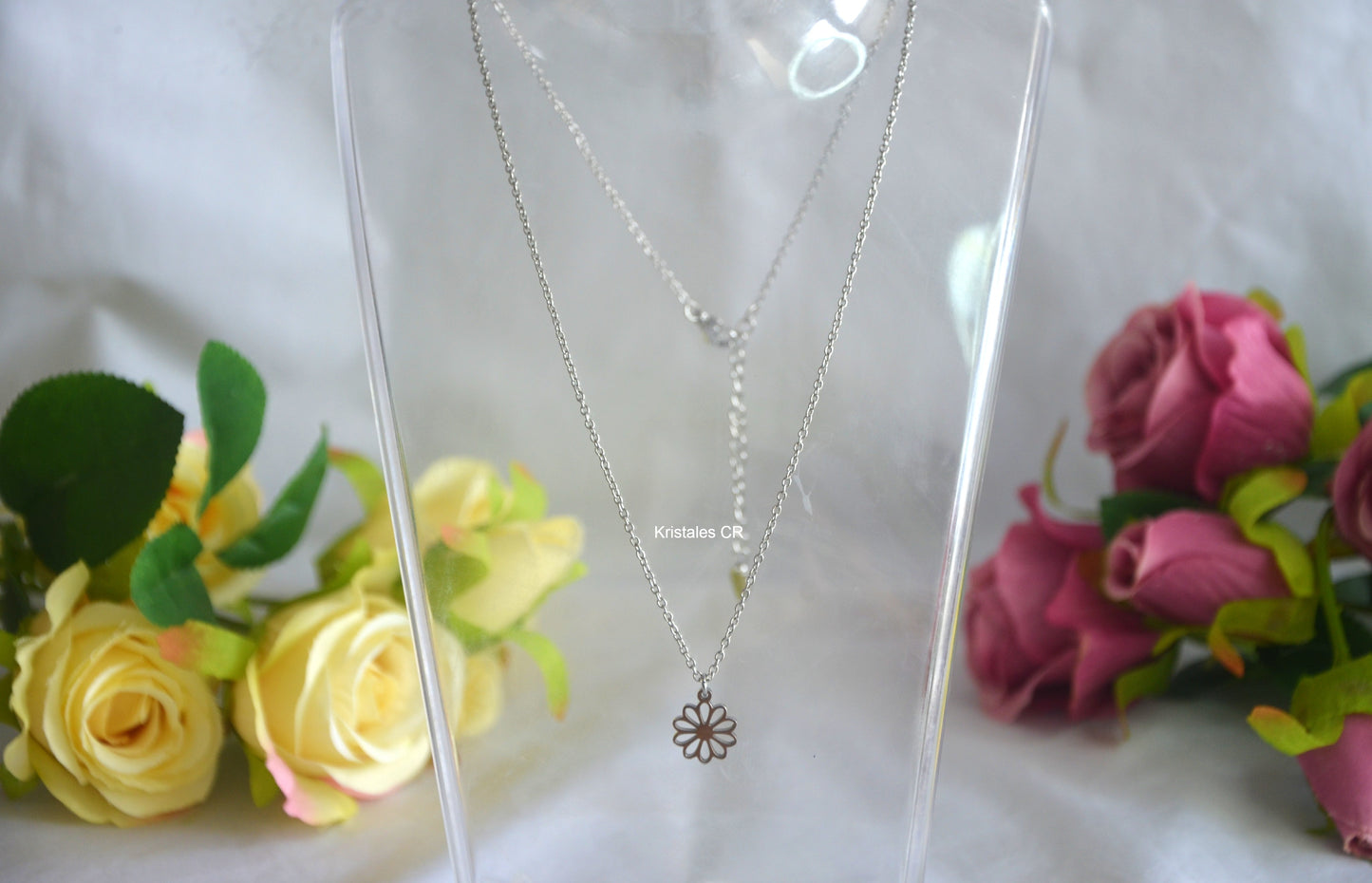 Cadena de Flor (Plateada)