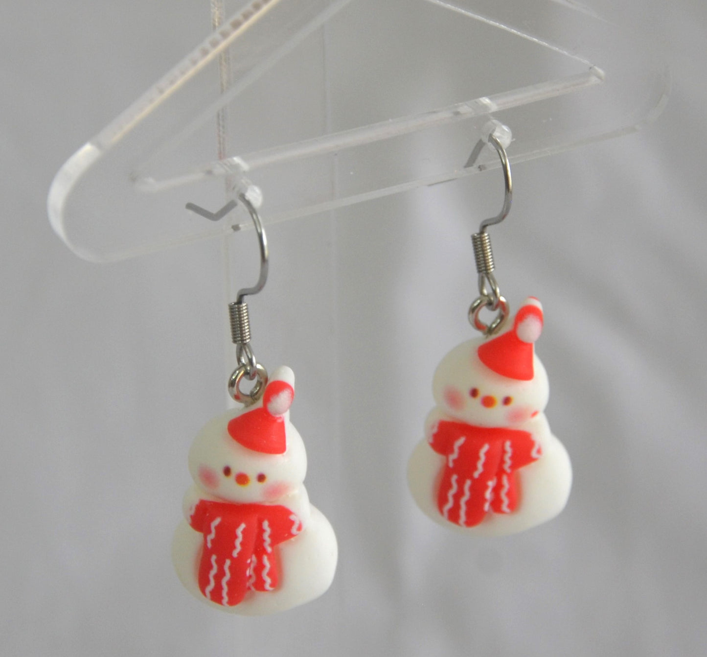 Snowman Earrings