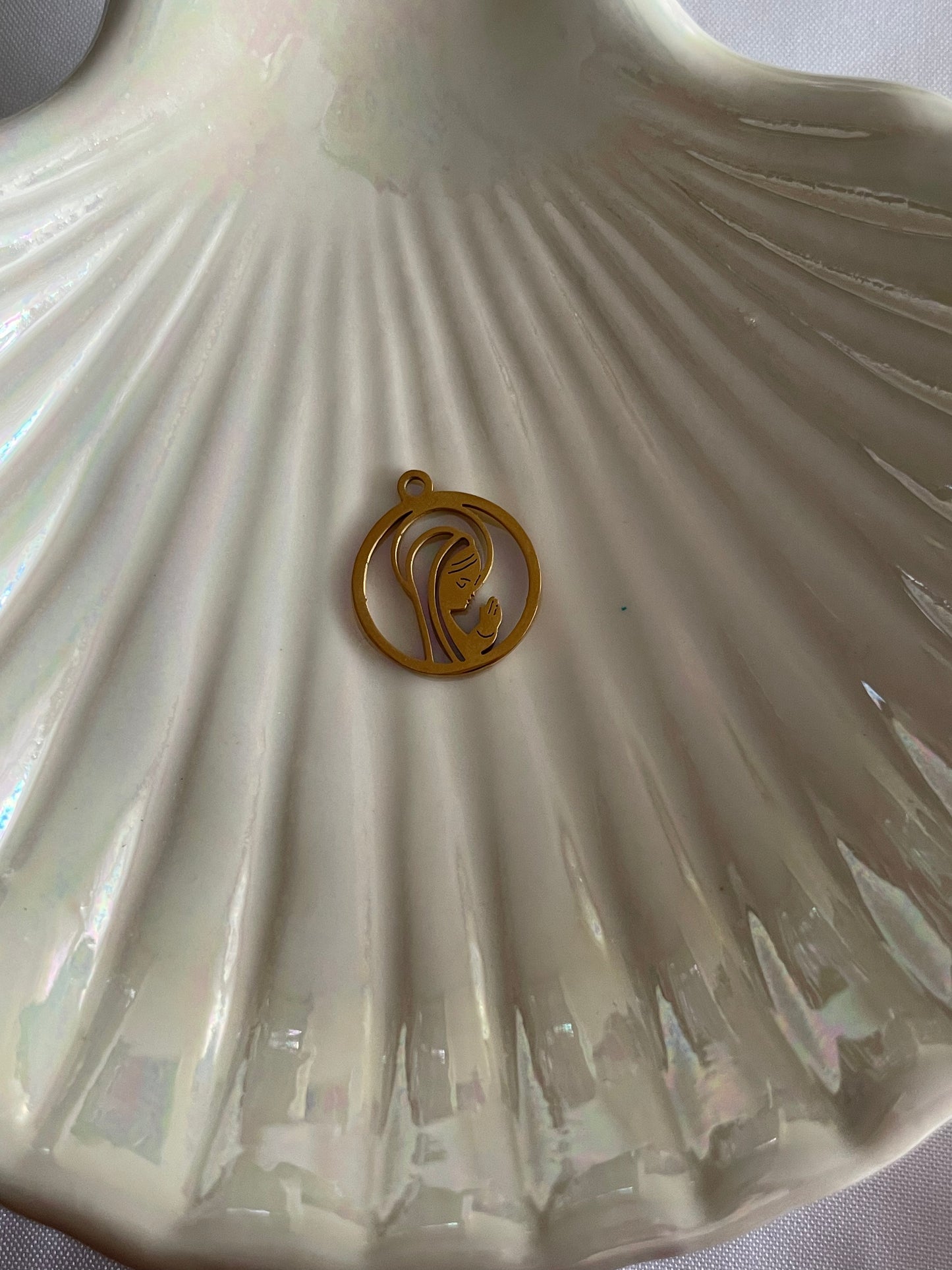 Silhouette of the Virgin Pendant