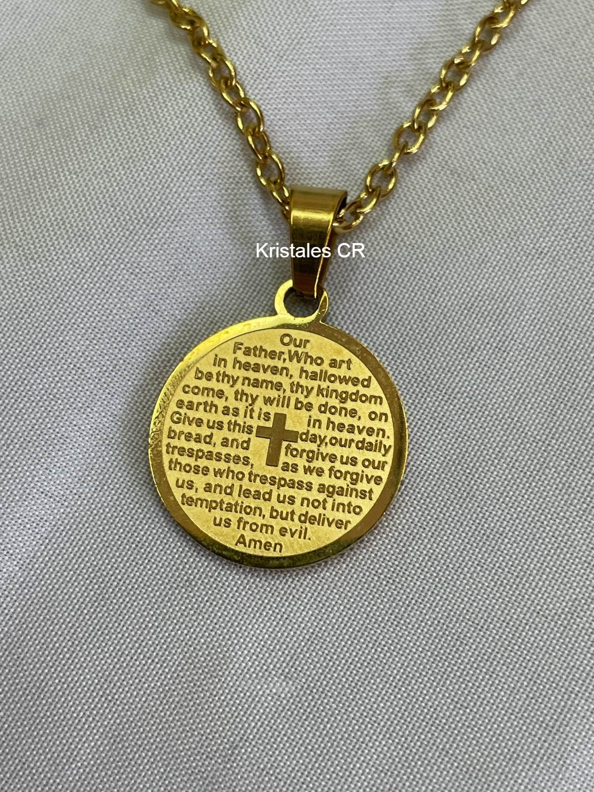 Collar Padre Nuestro (Inglés)