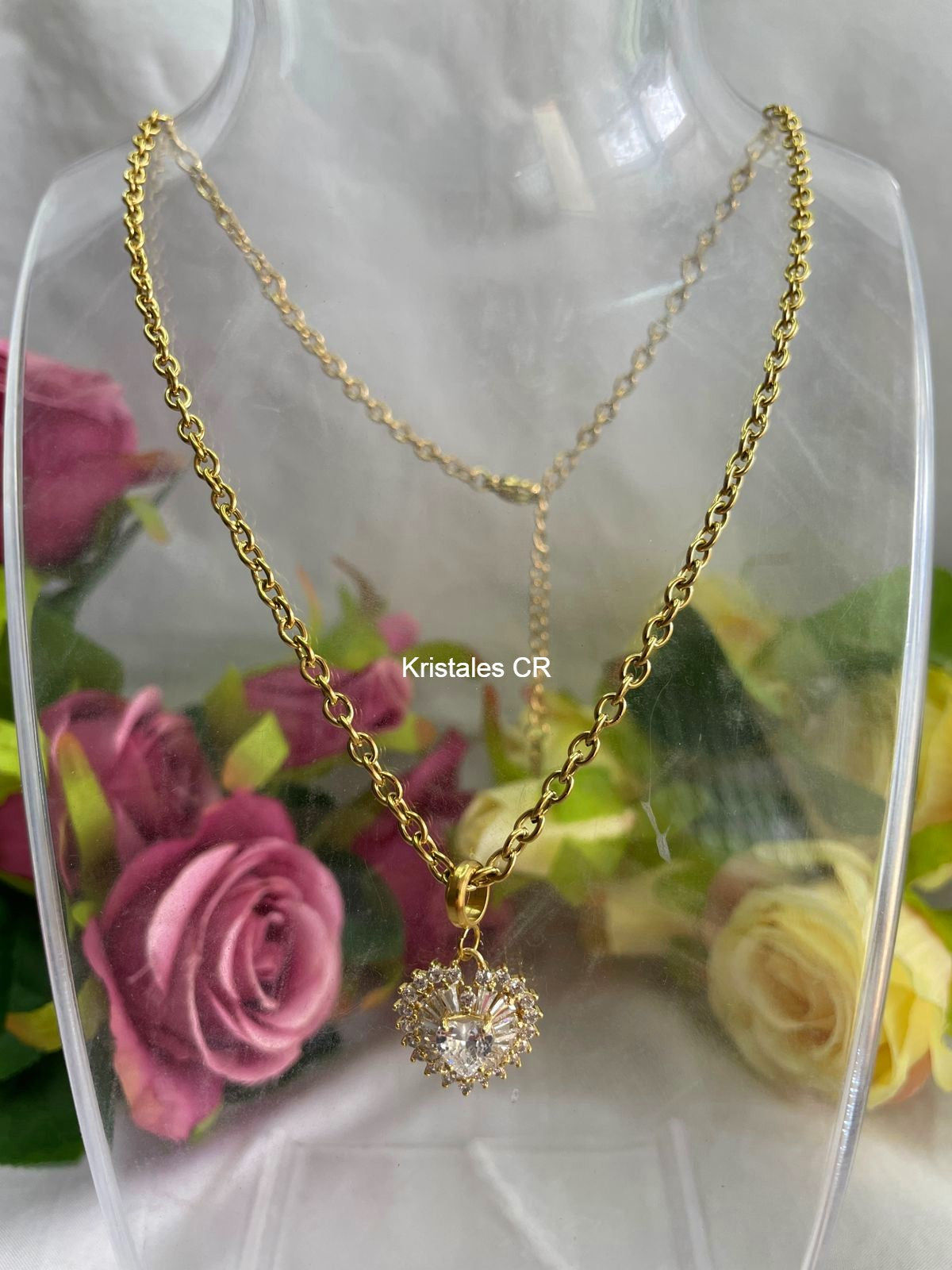 Collar de Corazón Brillante