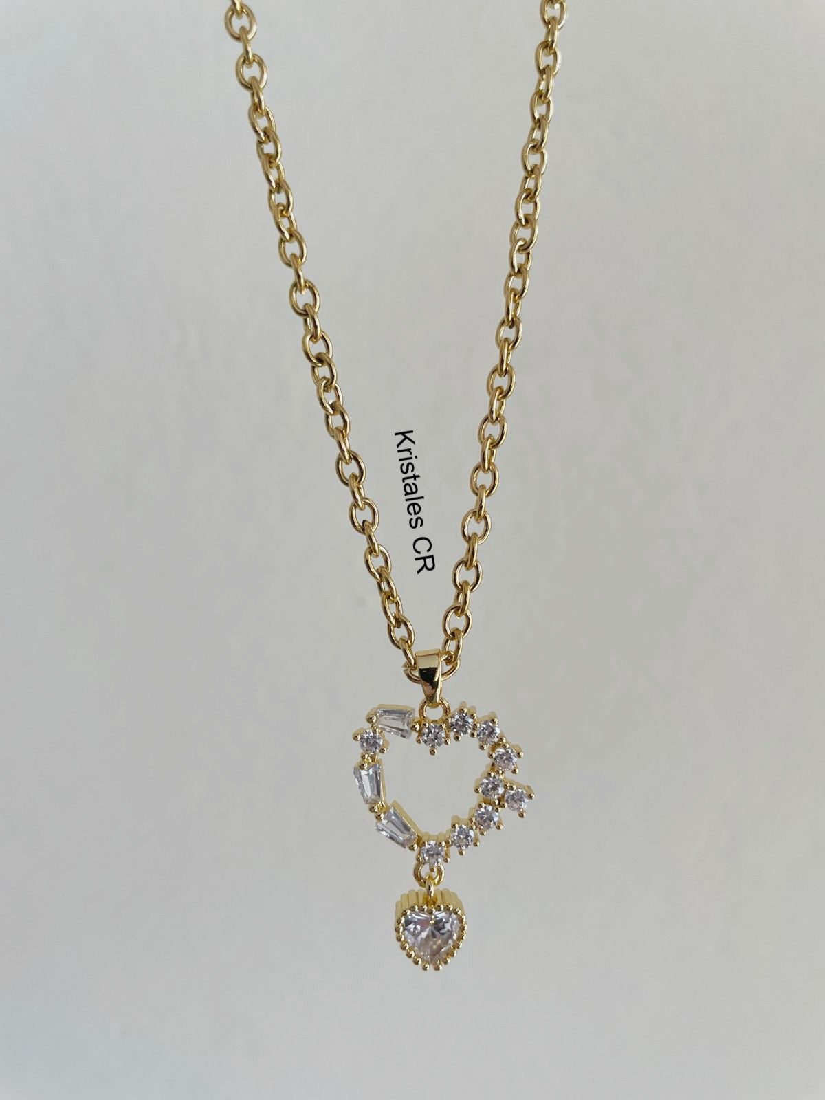 Collar de Dos Corazones