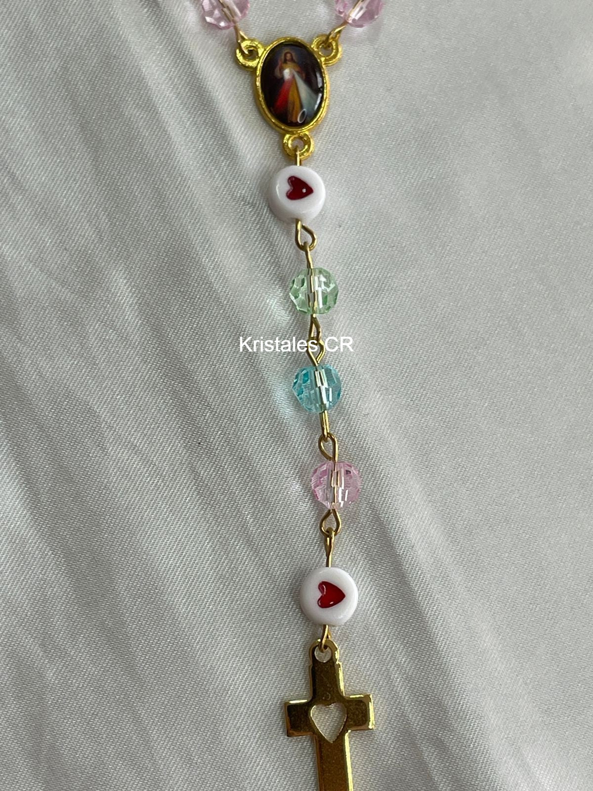 Rosario Colores (Rosado, Verde y Celeste)
