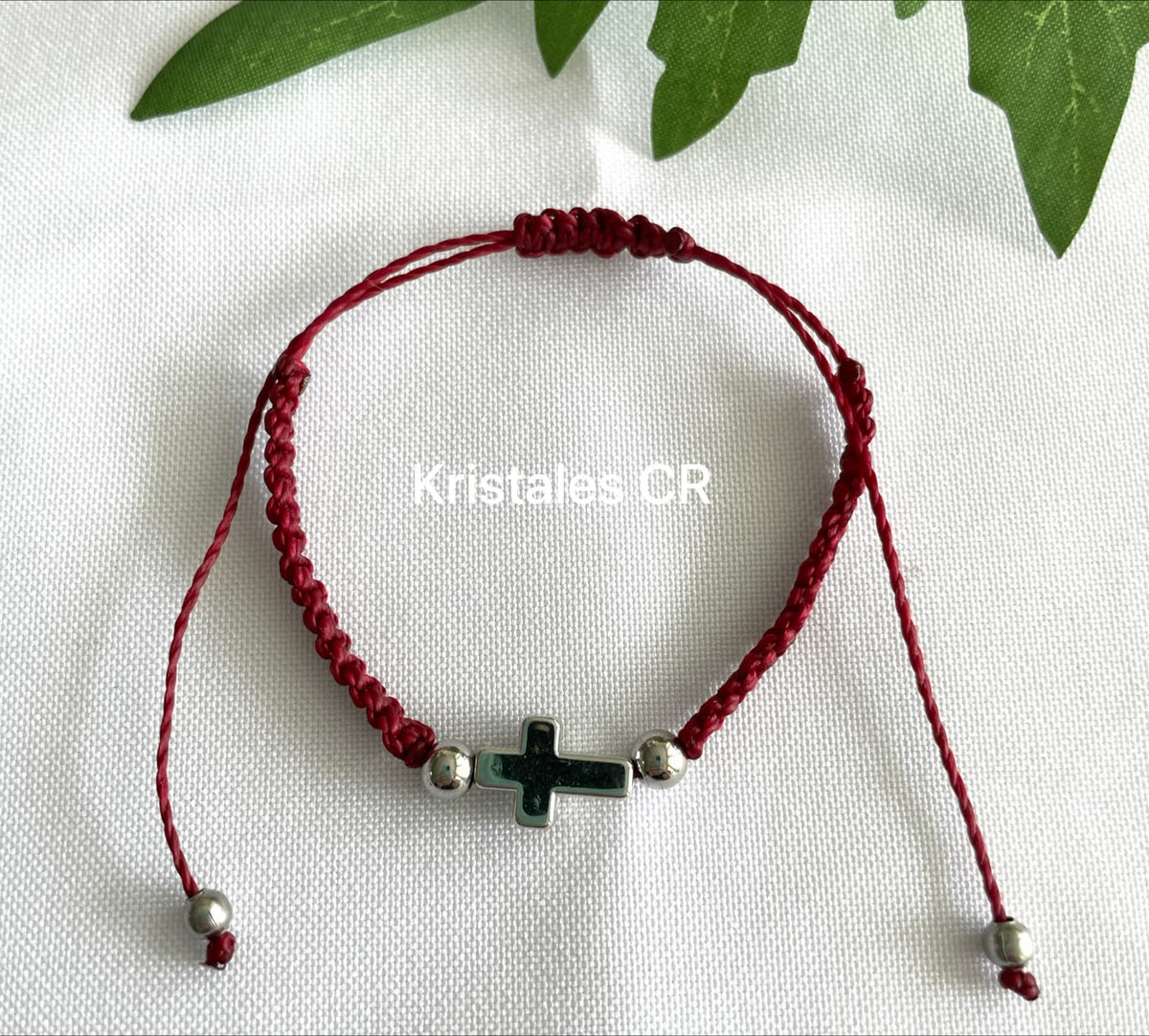 Pulsera de Cruz - Roja
