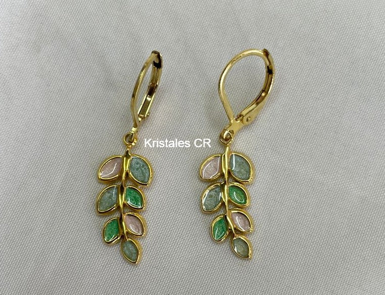 Aretes de Hojas