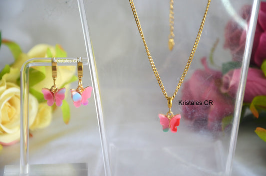 Set de Mariposas (Rosada)