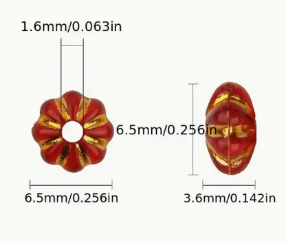 Abalorio de Calabaza (Colores)