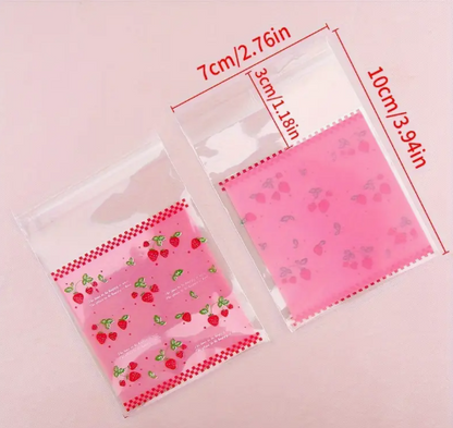 Bolsa Adhesiva de Fresas