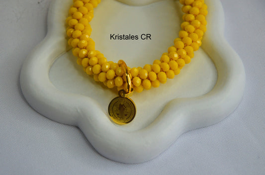Pulsera San Benito (Amarilla)