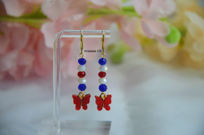 Aretes Mariposa (Con Argolla)