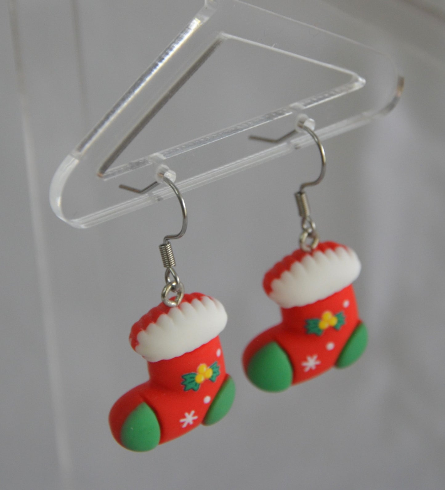 Christmas Boot Earrings