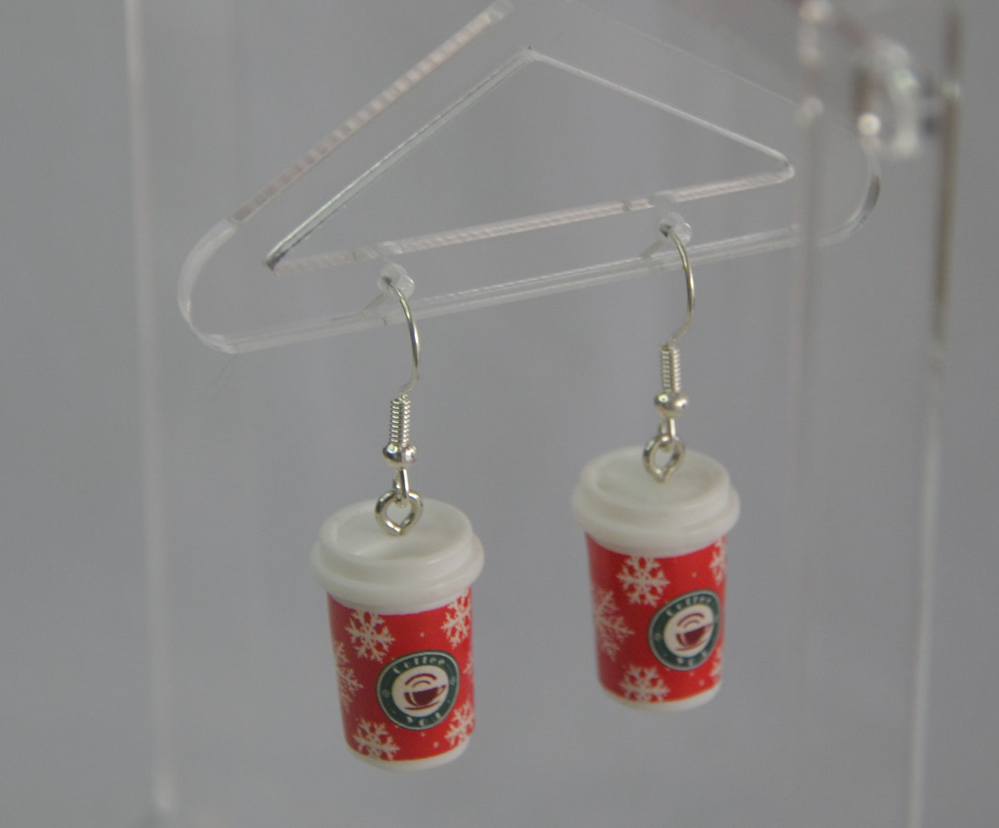 Christmas Coffee Bean Earrings
