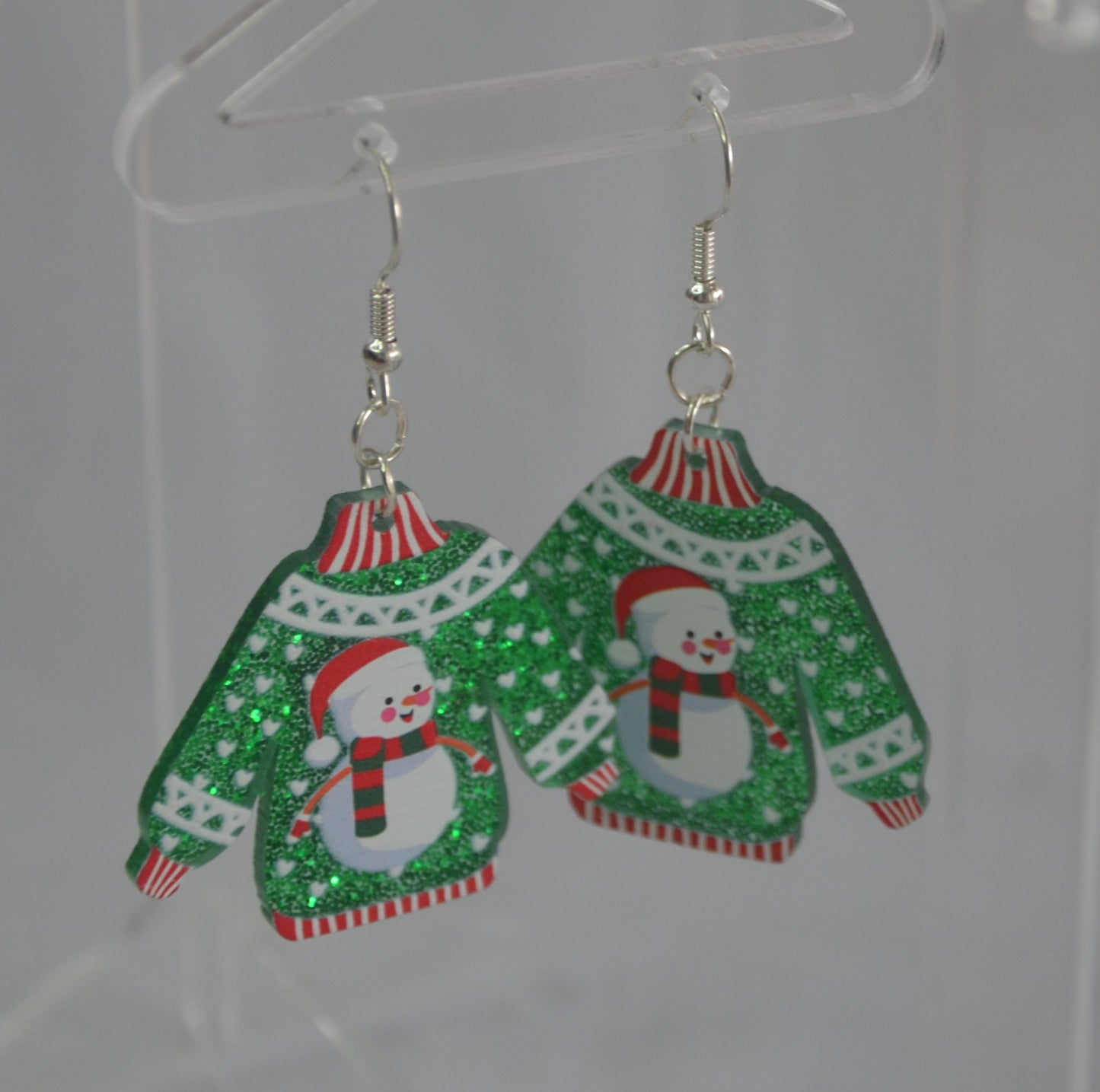 Aretes Navideños (Acrílico )