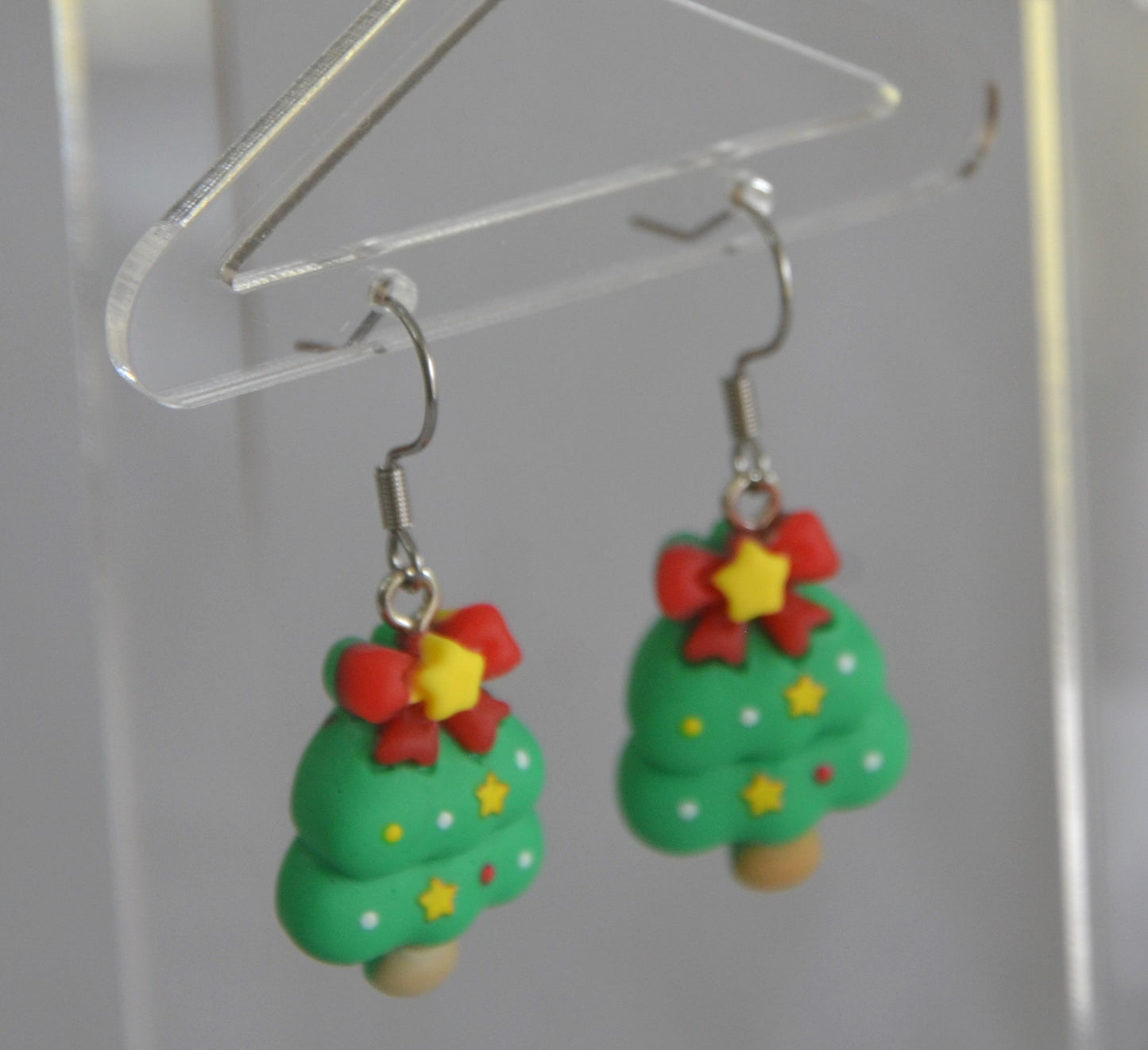 Tree with Star Earrings
