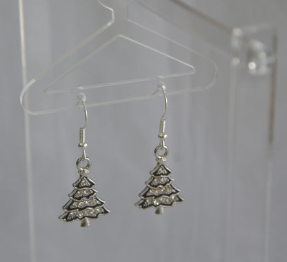 Aretes de Árbol Navideño