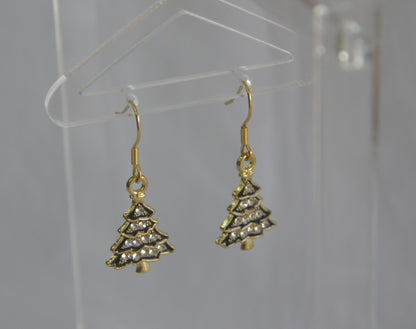 Aretes de Árbol Navideño