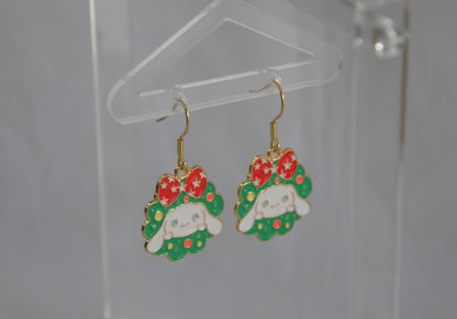 Aretes de Sanrio Navideño