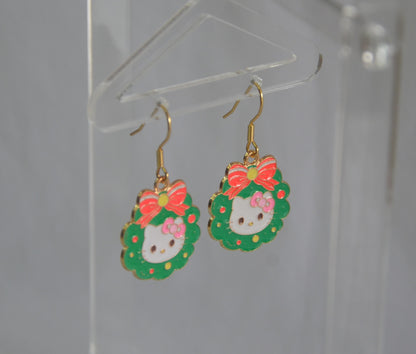 Aretes de Sanrio Navideño