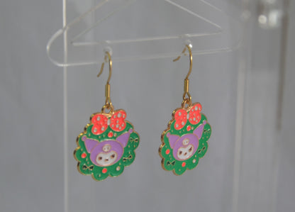 Aretes de Sanrio Navideño