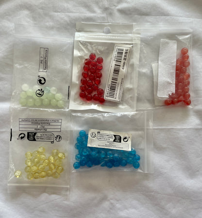 Mix Abalorio Vidrio y acrílico