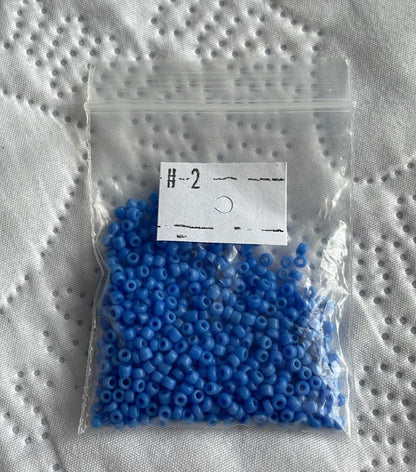 Abalorio Mostacilla 2mm (Paquetes Pequeños)