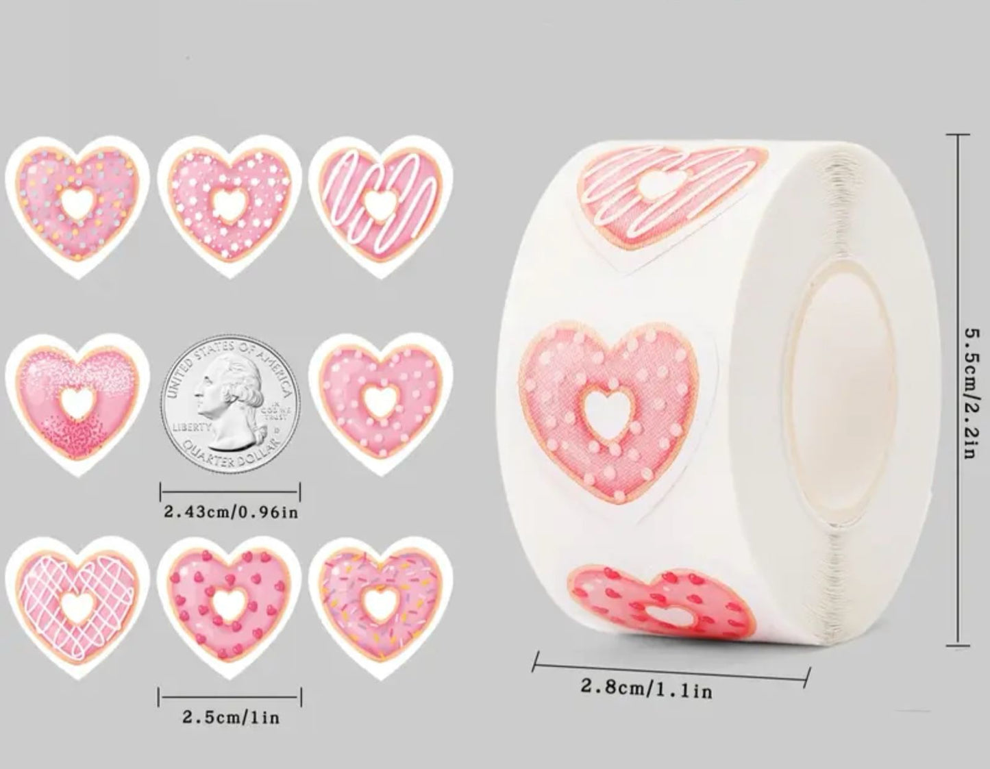 Sticker Corazones
