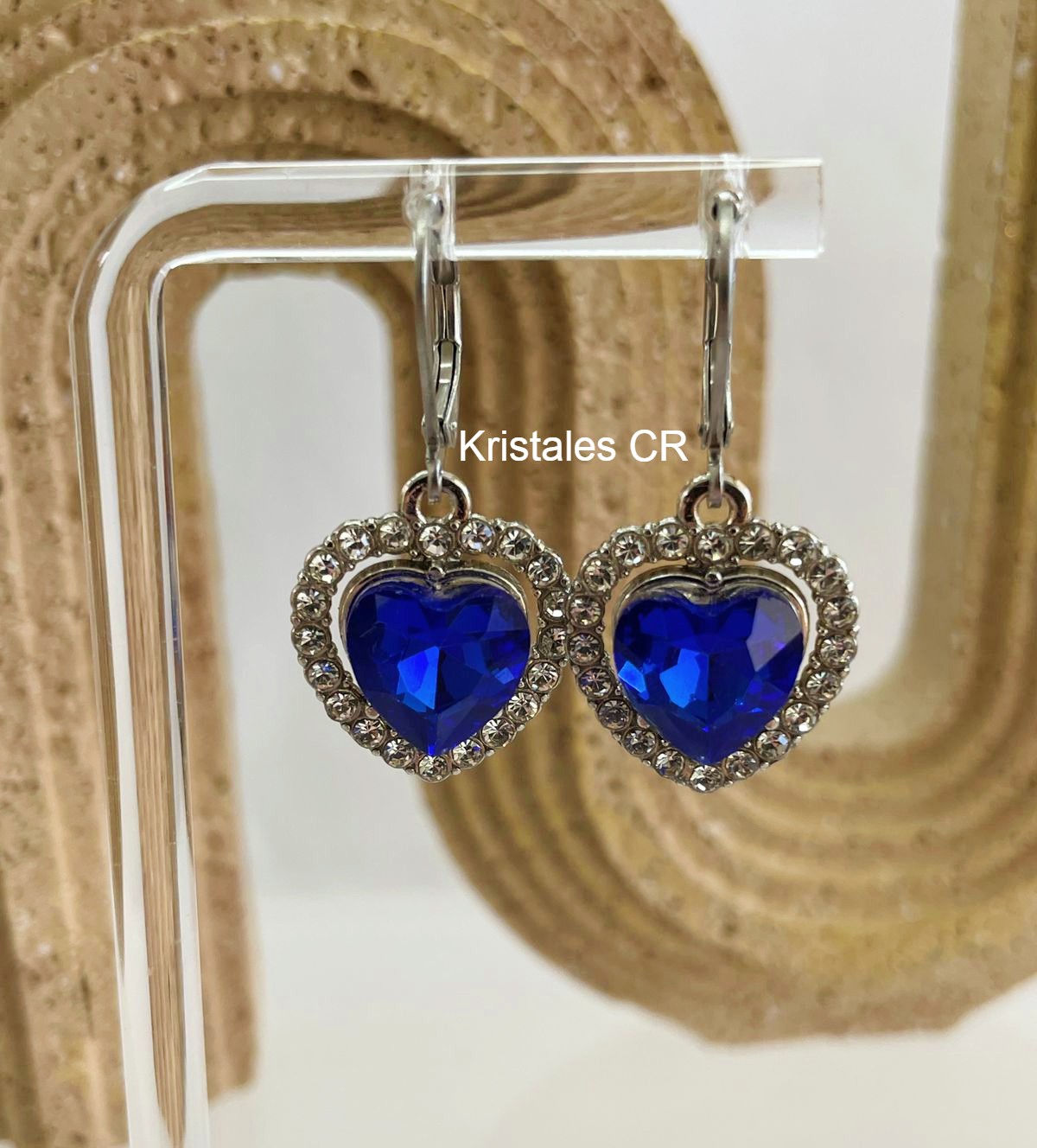 Aretes de Corazón (Plateado)