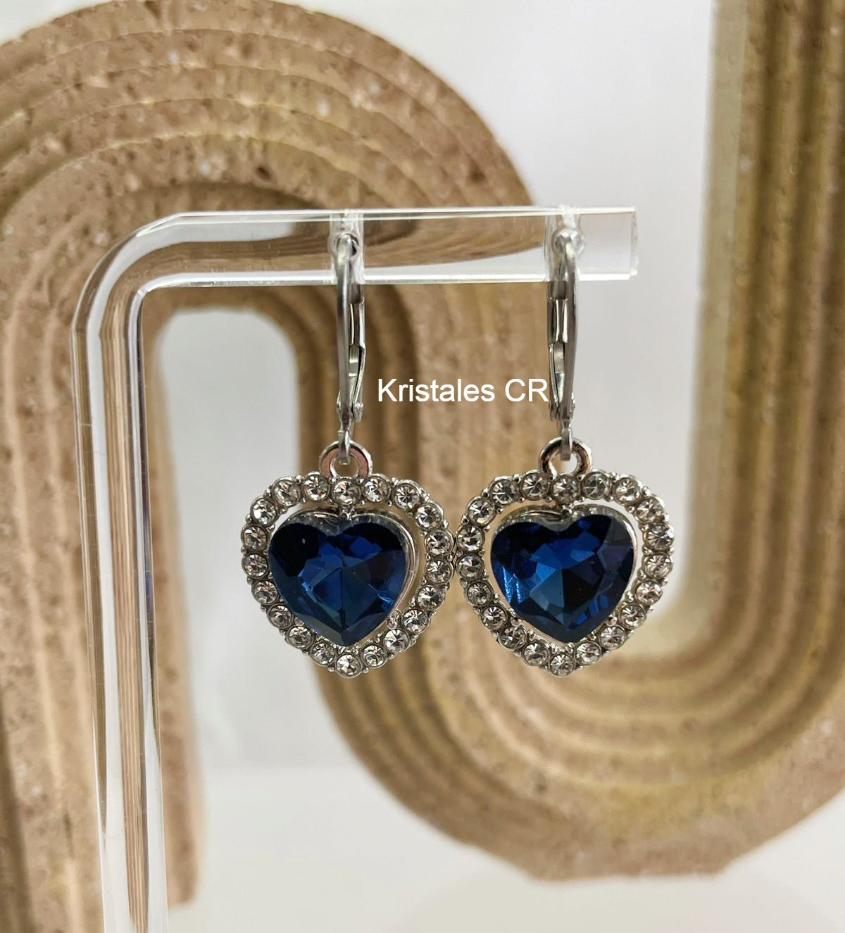 Aretes de Corazón (Plateado)
