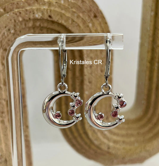 Aretes de Luna y Estrellas