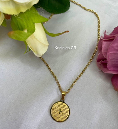 Collar Padre Nuestro (Inglés)