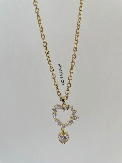 Collar de Dos Corazones