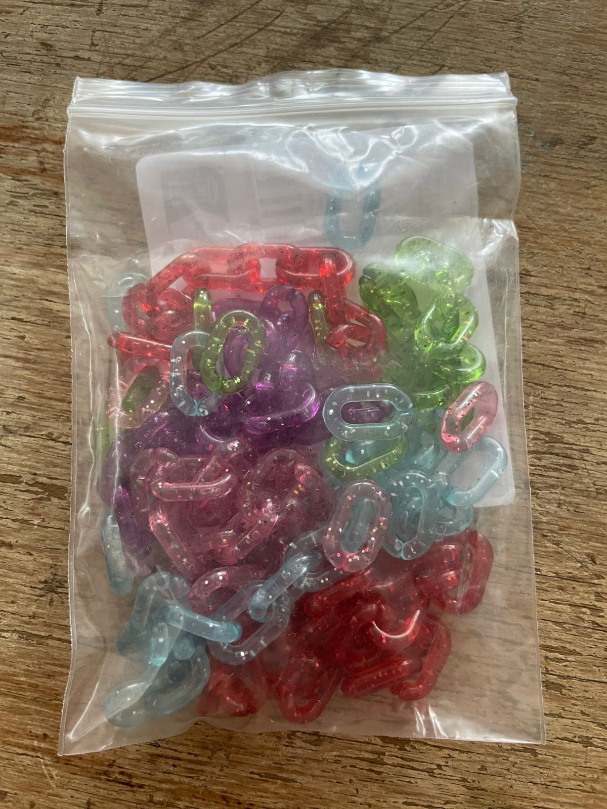 Mix abalorios y Eslabones de Cadena