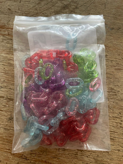 Mix abalorios y Eslabones de Cadena