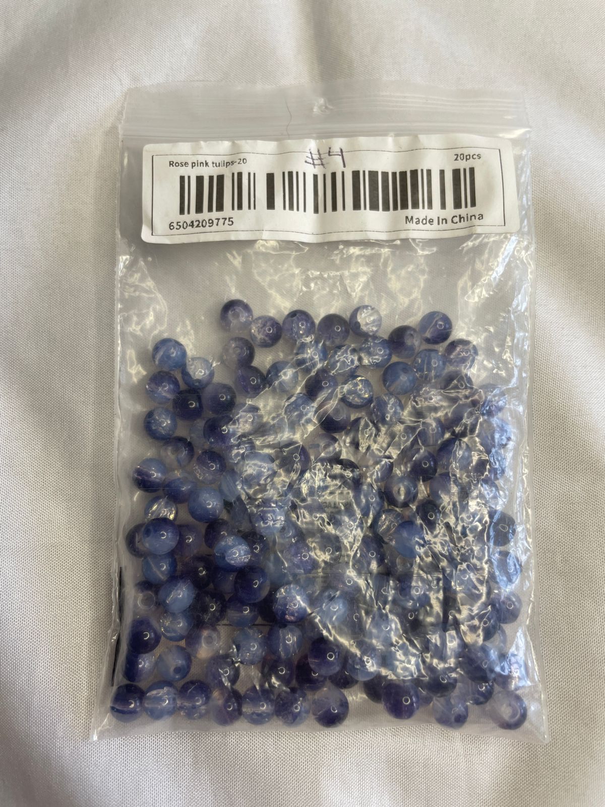 Mix Abalorio Vidrio #4 y #6