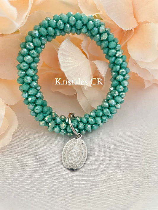 Pulsera San Benito (Verde)