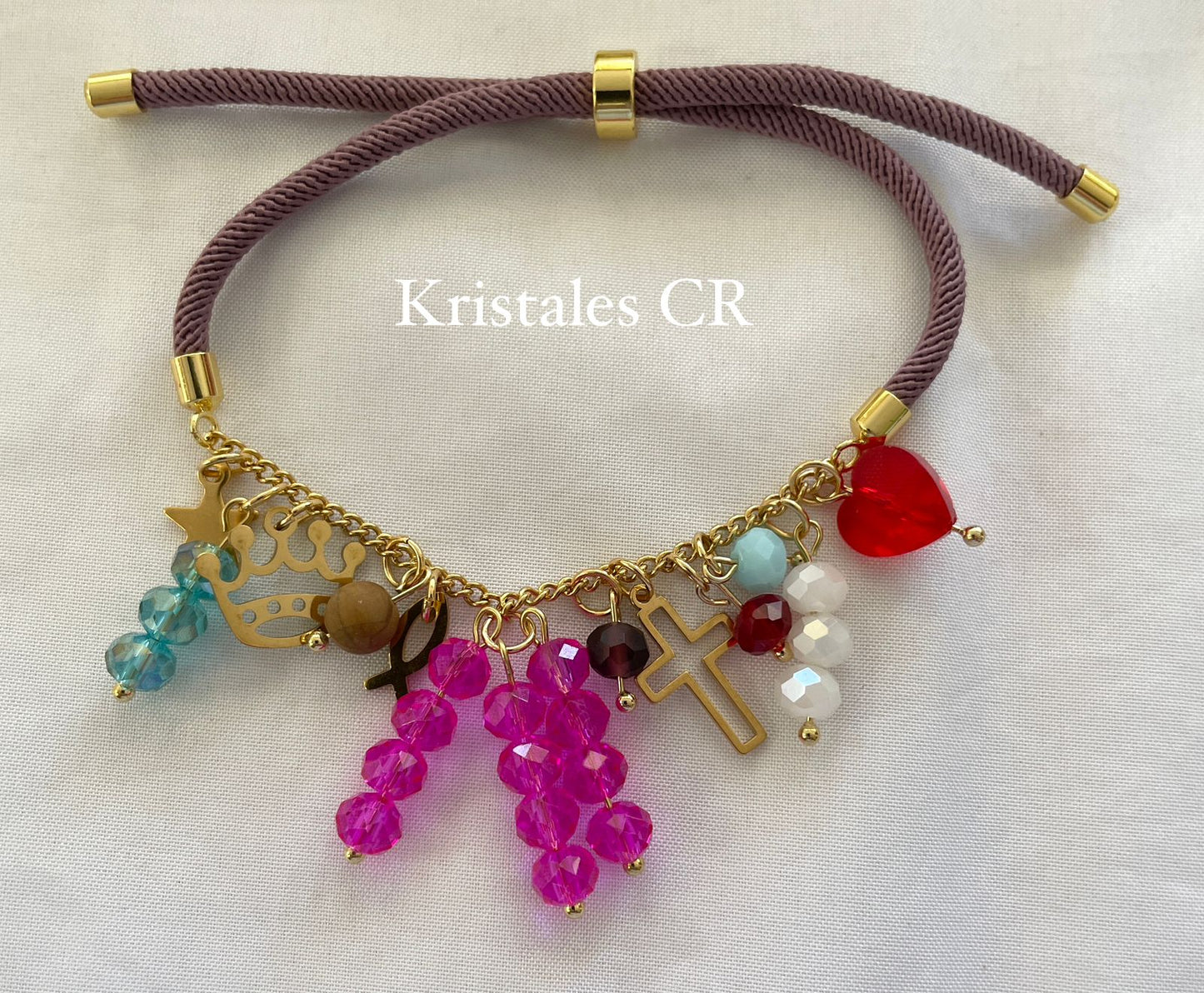 Pulsera de la Vida de Jesús (Lila)