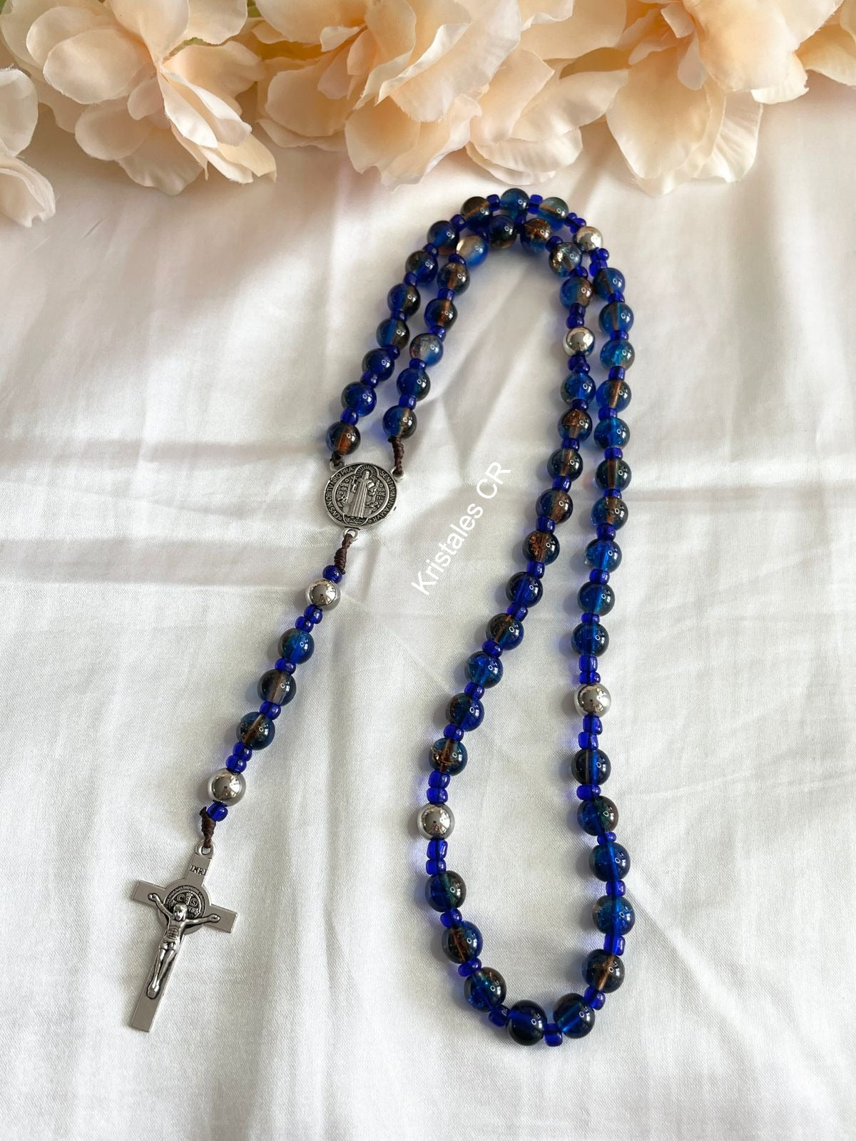 Rosario para Caballero - Azul y Café