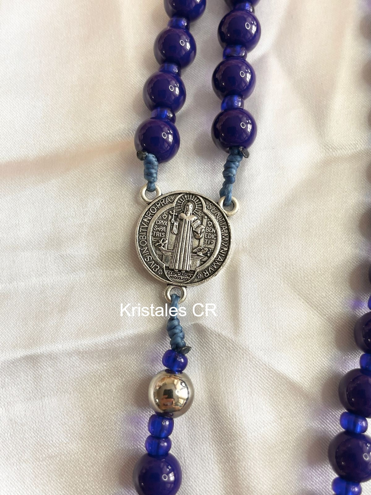 Rosario para Caballero - Azul