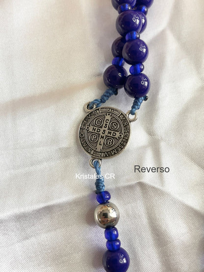 Rosario para Caballero - Azul