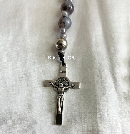 Rosario para Caballero - Gris