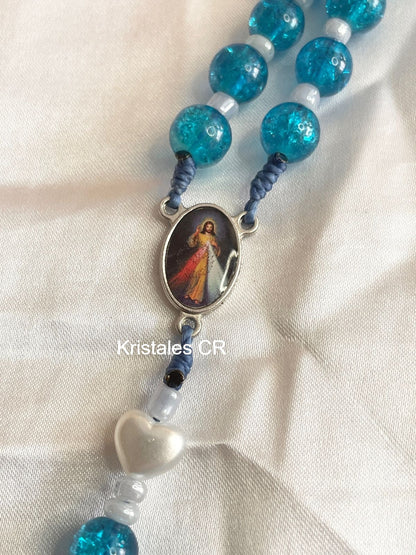Rosary - Of the Lord of Mercy (Silver-plated)