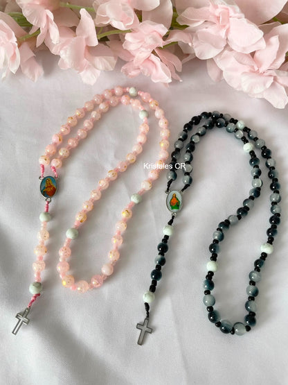 Rosarios para parejas - Set Rosado y Negro