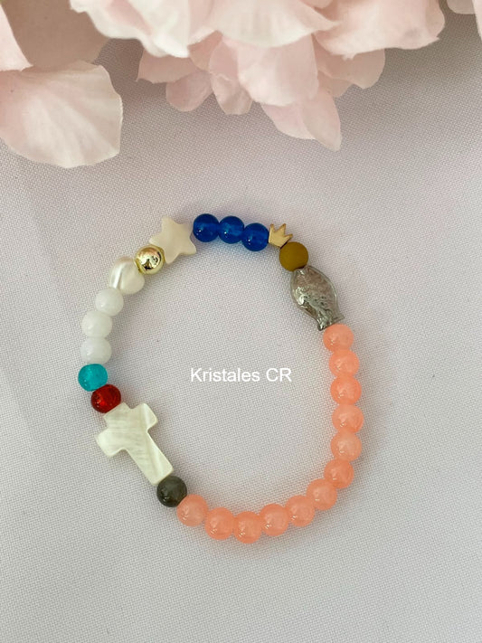 Pulsera de la Vida de Jesús (Naranja)