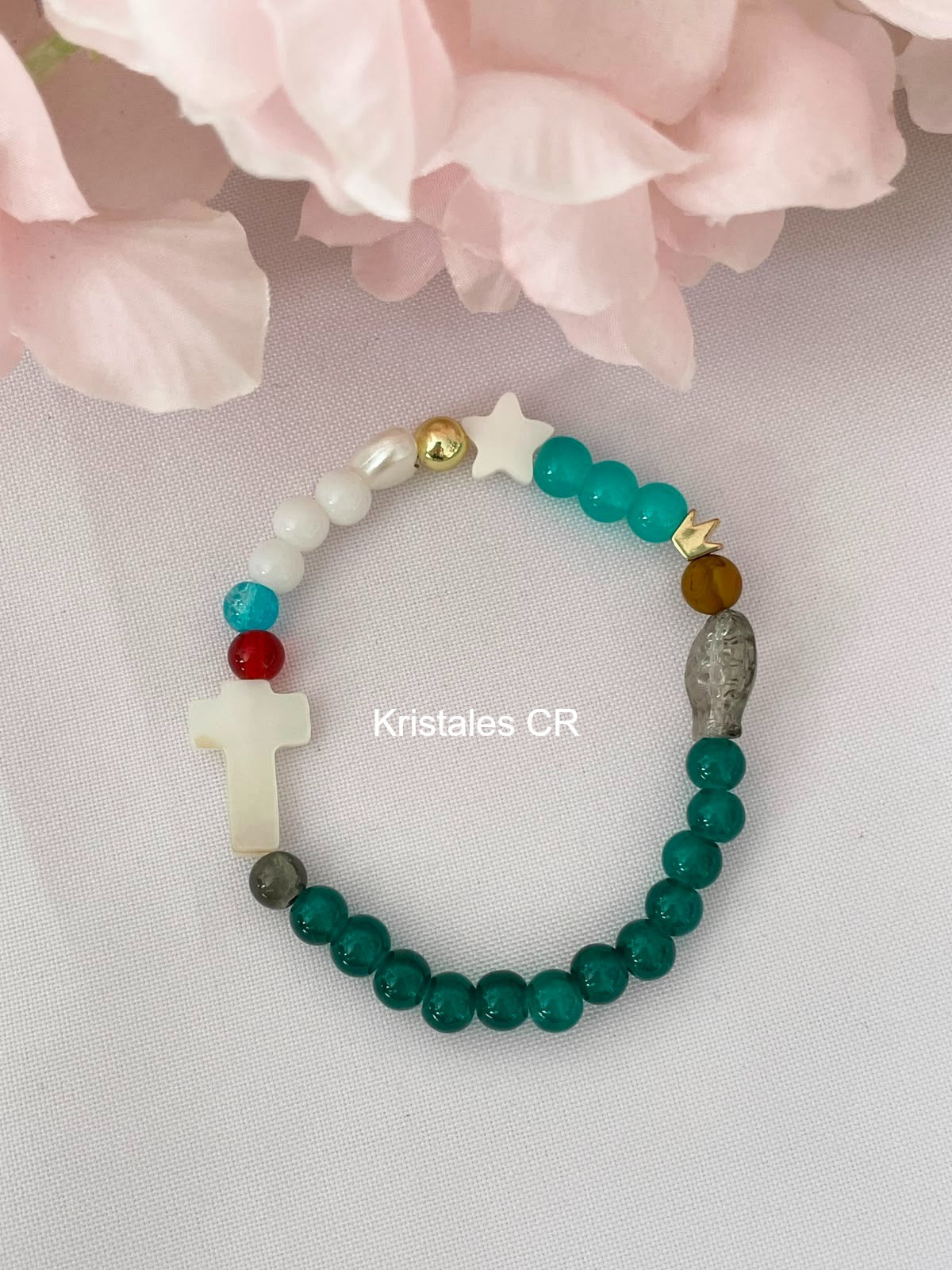 Pulsera de la Vida de Jesús (Verde Oscuro)
