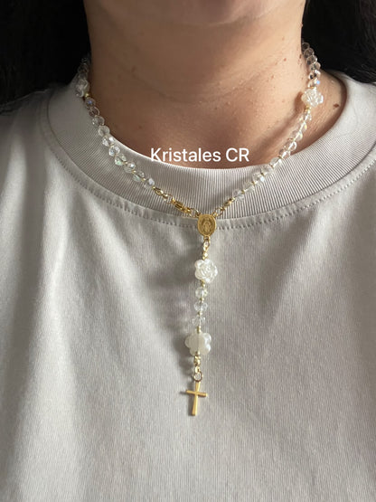 Rosario - Collar (Blanco)