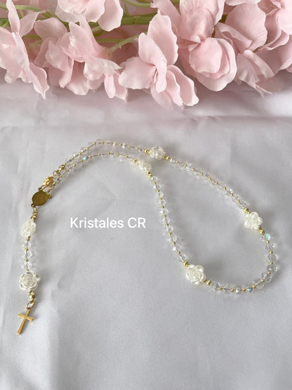 Rosario - Collar (Blanco)