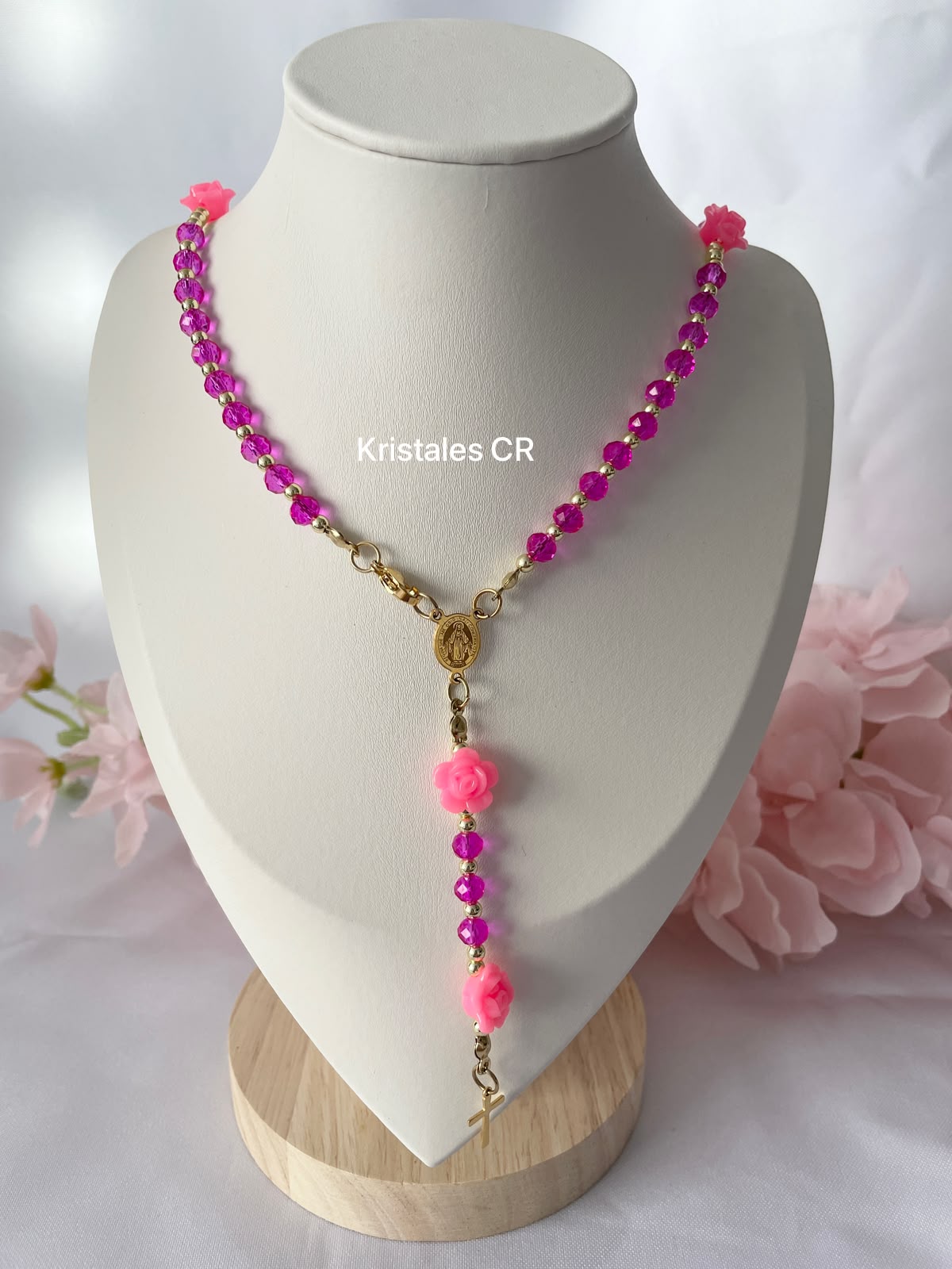 Rosario - Collar (Rosado)
