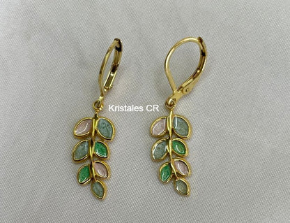 Aretes de Hojas