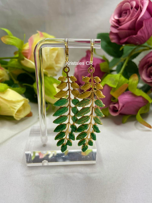 Aretes de Hojas